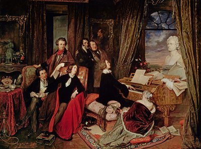 Liszt au piano, 1840 - Josef Danhauser